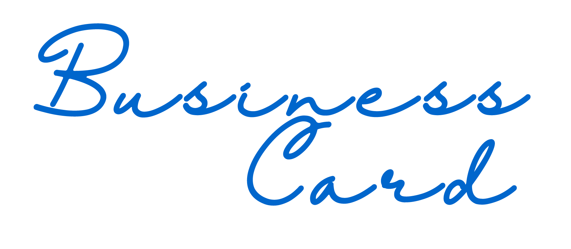 Business Card Pre-made Artworks